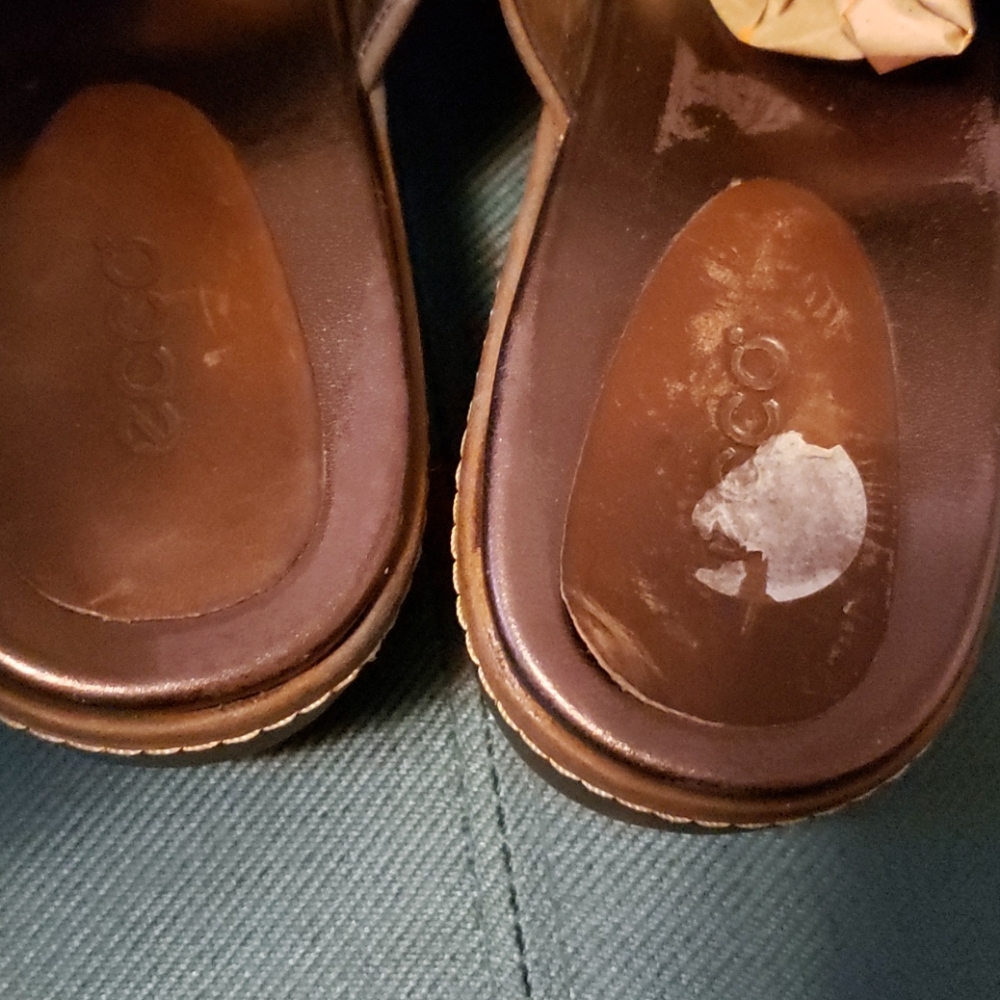 Ecco heeled clogs - Picture 3 of 5